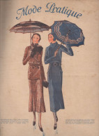 Revue  MODE PRATIQUE  N° 9 Du 28 Fevrier 1931   Avec Belle Couverture Illustrée    (CAT4084 / 31/ ,09) - Fashion