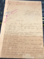 Soth Vietnam Letter-sent Mr Ngo Dinh Nhu -year-31/3/1953 No-140- 1 Pcs Paper Very Rare - Historical Documents