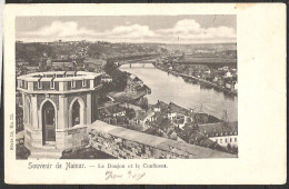 NAMUR Le Donjon Et Le Confluent 1903 Verzonden Van Chatelet - Namur