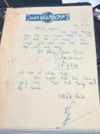 Soth Vietnam Letter-sent Mr Ngo Dinh Nhu -year-31 /8/1953 No-387- 1 Pcs Paper Very Rare - Historical Documents