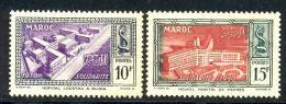 Maroc 1951 Yvert 302 / 303 ** TB Bord De Feuille - Nuevos