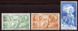 Inini PA 1942 Yvert 1 / 3 ** B PEIQI Bord De Feuille - Unused Stamps