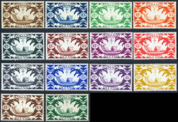 Oceanie 1942 Yvert 155 / 168 ** TB Bord De Feuille - Unused Stamps