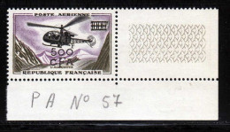 Reunion PA 1951 Yvert 57 ** TB Bord De Feuille - Airmail