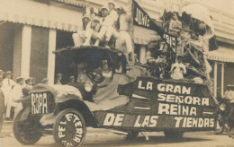 Real Photo Camion Propaganda Por La Gran Senora Tienda De Camaguey - Cuba