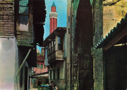 TURQUIE -  Antalya - Turkiye - An Picutresque View From The Old City - Animé - Colorisé - Carte Postale - Turquia