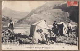 CPA 05 - LE BOURGET - La Soupe Au Bourget ( BRIANCONNAIS ) SUPERBE GROS PLAN CHASSEURS ALPINS CAMPEMENT - Autres & Non Classés