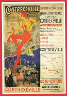 Reproduction Ancienne Affiche Publicité - Chemin De Fer De L'Est - Contrexéville (88) - Source Du Pavillon - Par Orazy - Publicité