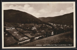 AK Bad Lauterberg I. Harz, Ortsansicht Von Oben  - Bad Lauterberg