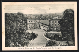 AK Kassel, Karlsaue, Blick Von Der Theater-Terrasse Nach Der Orangerie  - Theatre