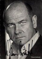 CPA Schauspieler Klaus Löwitsch, Portrait, Autogramm - Acteurs