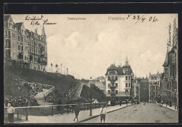 AK Flensburg, Kinder Auf Der Toosbüystrasse  - Flensburg