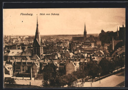 AK Flensburg, Ortsansicht Von Duburg Aus  - Flensburg