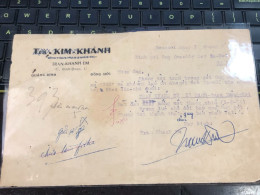 Soth Vietnam Letter-sent Mr Ngo Dinh Nhu -year-/1953 No-393- 1 Pcs Paper Very Rare - Historical Documents