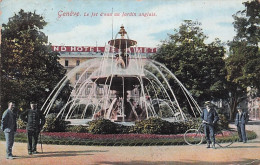 GENEVE - Le Jet D'eau Au Jardin Anglais - 1917 - Autres & Non Classés