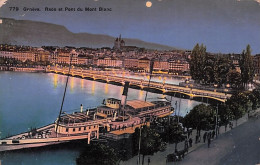 GENEVE  - Rade Et Pont Du Mont Blanc - 1917 - Altri & Non Classificati