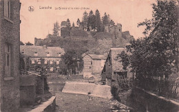 LA ROCHE En ARDENNE -  Le Bronze Et Le Vieux Chateau( Publicité Nouvelles Galeries Au Dos )  - La-Roche-en-Ardenne