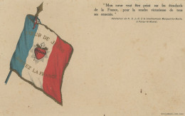 Drapeau Coeur  De Jesus De Marguerite Marie à Paray Le Monial . Sauvez La France . Guerre 1914 - Paray Le Monial