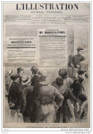 L´Expérience De Mobilisation - Page Original - 1887   ( 1 ) - Historical Documents