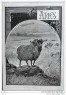 Les Signes Du Zodiaque - Le Bélier - Aries - Sternzeichen - Widder - Page Original - 1887 - Historical Documents