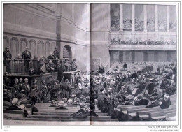 Le Congrès De Versailles - Le Sénat Et La Chambre Des Députés - Page Original 1887 - Historical Documents