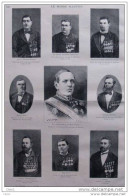 Légion D´Honneur - Delannoy - Noedts - Charet - Rastel - Murat - Gossin - Lavic - Page Original - 1887 - Historical Documents