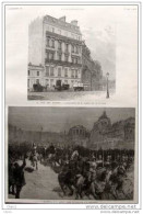 Le Retour De Président De La République M. Carnot Après Son élection - Page Original - Alte Seite Von 1887 - Historical Documents