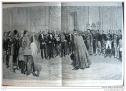 Réception Du Corps Diplomatique Par M. Carnot, Président De La République Au Palais De L´Élysée - Page Original -  - Historical Documents