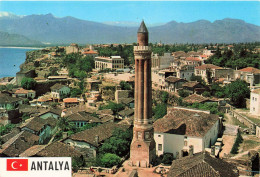 TURQUIE - Cennet Sehir Antalya - Turkiye - Le Minaret à Rrainures - Vue Sur Une Partie De La Ville - Carte Postale - Turquia