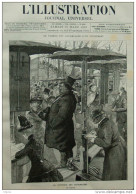 La Question Des Bookmakers - Les Piquets - Page Original - 1887 - Historische Documenten