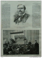 Paul Dalloz - La Vente De La Galerie Stewart à New-York - Page Original - 1887 - Historische Documenten