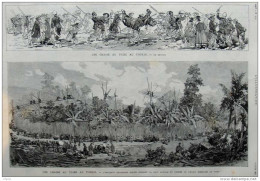 Une Chasse Au Tigre Au Tonkin - Page Original - 1887 - Historische Dokumente