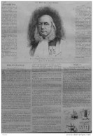 M. Le Président Cartier, Mort à Paris Le 23 Mars - Page Original - 1887 - Historische Dokumente