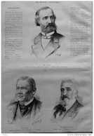 M. Tirard - Lord Lyons - Philippe Rousseau - Page Original - 1887 - Historische Dokumente