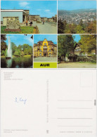 Aue (Erzgebirge) Aue, Neubaugebiet, Teilansicht,Gaststätte "Hutzen-Haisel" 1984 - Aue