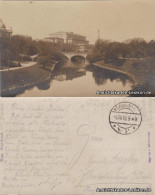 Postcard Riga Rīga Ри́га Stadtkanal Und National Oper 1918  - Lettonie