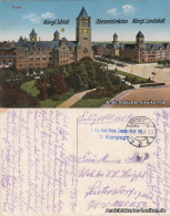 Postcard Posen Poznań Schloß, Post Und Bank 1915  - Poland