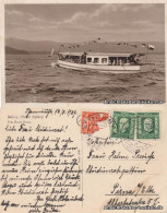 Postcard Hirschberg Am See Doksy Ausflugschiff Auf Dem See 1929 - República Checa