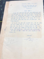Soth Vietnam Letter-sent Mr Ngo Dinh Nhu -year-6/8/1953 No-390- 1 Pcs Paper Very Rare - Documents Historiques