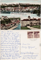 Burghausen Panorama-Ansichten 3 Bild Foto Ansichtskarte 1970 - Burghausen