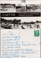 Foto Ansichtskarte Caputh Schwielowsee Gaststätte Strandbad 1972 - Caputh