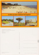 Heringsdorf Usedom Strand, Promenade Mit Sonnenuhr, Blumenschale, Außen  1985 - Other & Unclassified