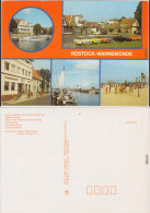 Rostock Café "Atlantik" Mit Fahrgastschiff , Theodor-Körner-Straße 1988 - Rostock