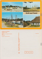 Kröslin Strand, ZumTrocknen Aufgestellte Reusen, Hafen, Die "Ecke" 1988 - Autres & Non Classés