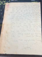Soth Vietnam Letter-sent Mr Ngo Dinh Nhu -year-23/8/1953 No-346- 1 Pcs Paper Very Rare - Historische Documenten