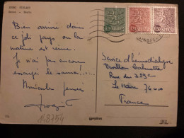 CP Pour La FRANCE TP LION 0,50 + 0,20 + 0,10 OBL.MEC.1 6 77 HELSINKI - Cartas & Documentos