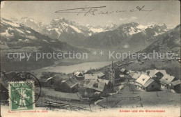 11679215 Amden SG Gesamtansicht Walensee Glarneralpen Stempel Auf AK Betlis - Autres & Non Classés