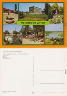 Zingst-Darss FDGB-Erholungsheime, Glockenturm, Hafen, Milchbar Prerowstrom 1986 - Zingst