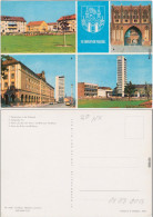 Neubrandenburg 1. Neubauten Südstadt Hotel "Zu Den Vier Toren" Mit Hochhaus1967 - Neubrandenburg