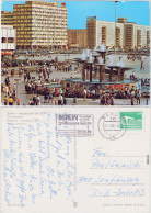 Mitte Berlin Alexanderplatz Mit Springbrunnen Mit Vielen Besuchern 1981/1979 - Mitte
